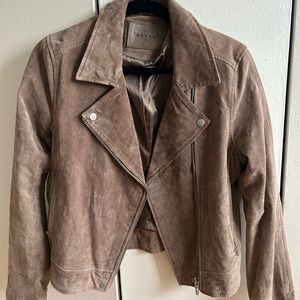 Blank NYC Women’s suede moto jacket